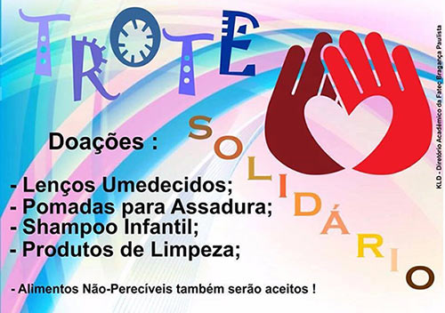 Fatec Bragança promove Trote Solidário