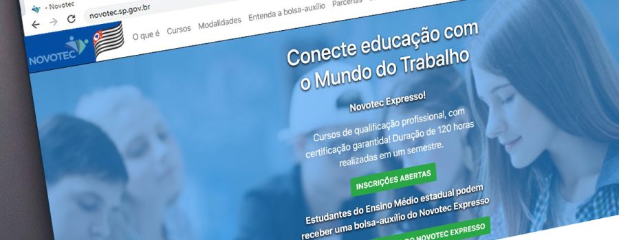 Inscrições abertas para os cursos do Novotec Expresso para Bragança Paulista