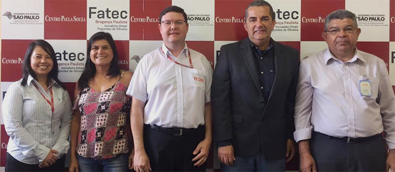 Fatec Bragança recebe a visita do Diretor e Coordenador do Senai de Bragança Paulista